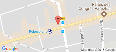 Htel Robespierre Paris - Montreuil, 190 rue de Paris, 93100 MONTREUIL