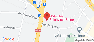 Htel Ibis Epinay-Sur-Seine, 1-3, avenue du 18 juin 1940, 93800 EPINAY-SUR-SEINE