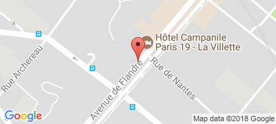 Campanile La Villette, 147-151 avenue de Flandres, 75019 PARIS