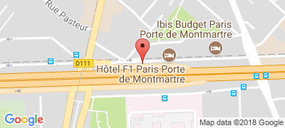 Hôtel F1 Paris Saint-Ouen Marché aux Puces, 29 rue du Docteur Babinski, 75018 PARIS