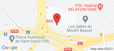 B&B Saint-Denis Porte de Paris, 14 avenue Docteur Lamaze, 93200 SAINT-DENIS