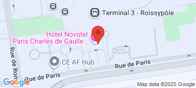 Novotel Paris Charles-de-Gaulle Airport, Rue de Paris Roissypole Gare RER , 93290 TREMBLAY-EN-FRANCE