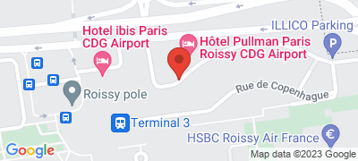 Hôtel Pullman Paris Roissy CDG Airport, 3 Bis rue De La Haye Roissypole / CS 10008, 93410 TREMBLAY-EN-FRANCE