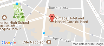 Vintage Hostel Gare du Nord,  73 rue de Dunkerque, 75009 PARIS