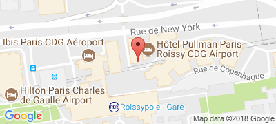 Hôtel Pullman Paris Roissy CDG Airport, 3 Bis rue De La Haye Roissypole / CS 10008, 93410 TREMBLAY-EN-FRANCE