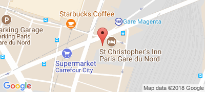 Hôtel Hor à Paris Gare du Nord, 160 rue La Fayette, 75010 PARIS