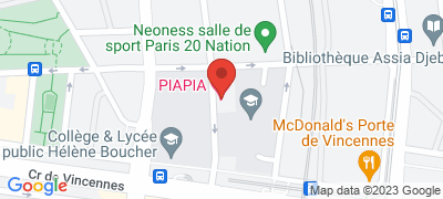 Htel PiaPia Paris, 14 rue des Marachers, 75020 PARIS
