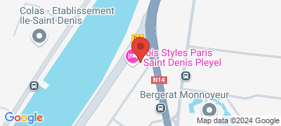 Htel ibis Styles Paris Saint Denis Pleyel, 2 quai de Saint-Ouen et 2 boulevard de la Libration, 93284 SAINT-DENIS