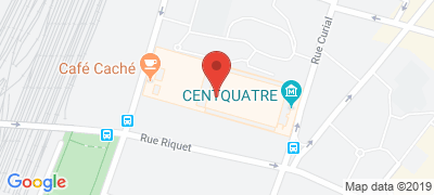 Le CENTQUATRE-PARIS, 5 rue Curial, 75019 PARIS